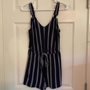 Navy Blue Romper